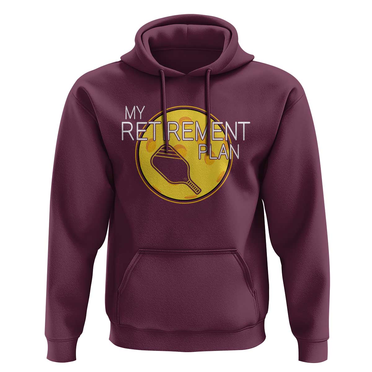 Funny Retirement Plan Hoodie Pickleball Gift For Lovers - Wonder Print Shop