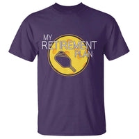Funny Retirement Plan T Shirt Pickleball Gift For Lovers - Wonder Print Shop