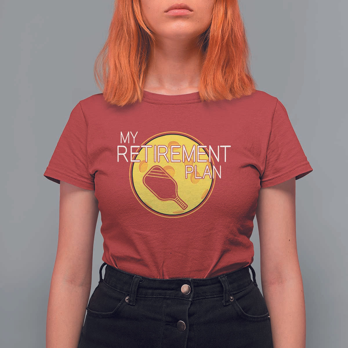 Funny Retirement Plan T Shirt For Women Pickleball Gift For Lovers - Wonder Print Shop