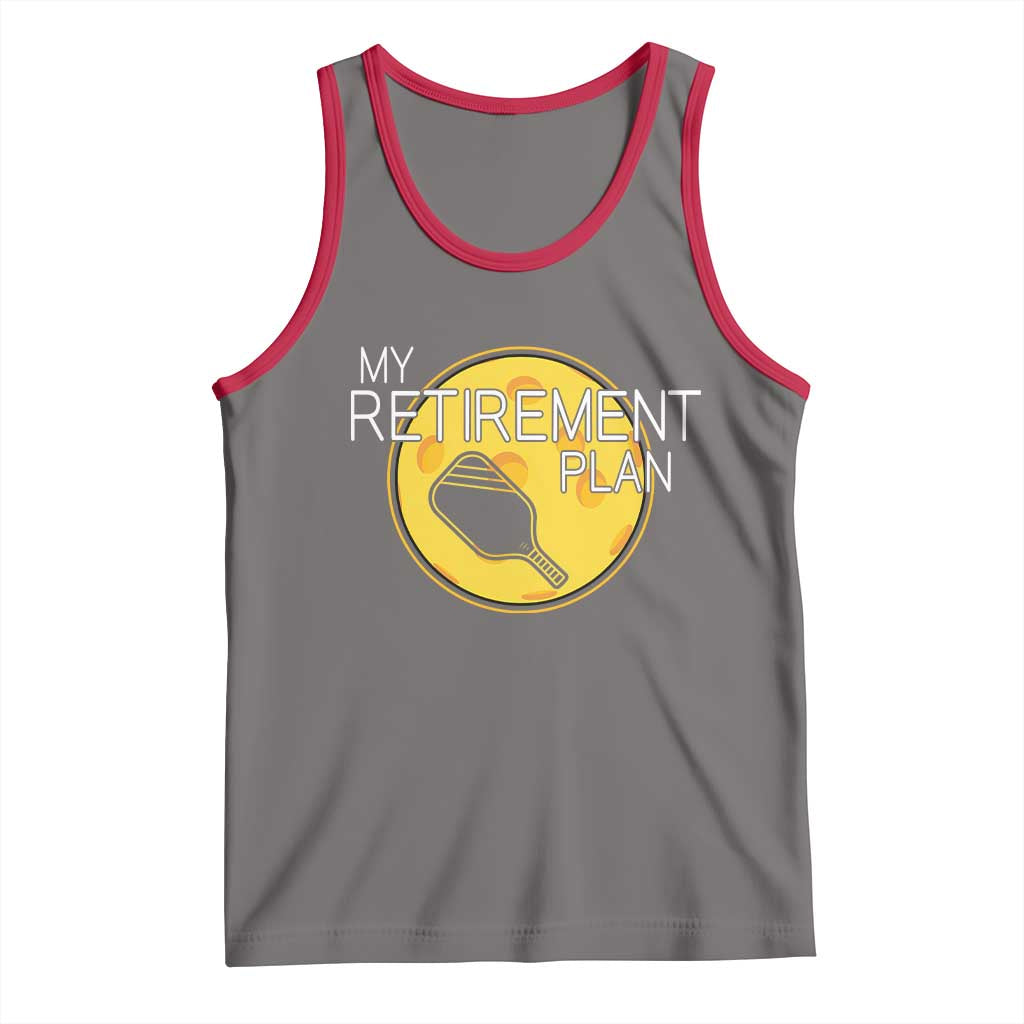 Funny Retirement Plan Tank Top Pickleball Gift For Lovers - Wonder Print Shop