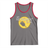 Funny Retirement Plan Tank Top Pickleball Gift For Lovers - Wonder Print Shop