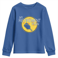 Funny Retirement Plan Youth Sweatshirt Pickleball Gift For Lovers - Wonder Print Shop