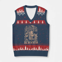 My Last Rodeo Western Bachelorette Party Bride 2026 V-Neck Knit Sweater Vest Cowgirl Wedding Gift