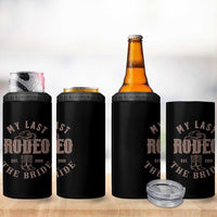 My Last Rodeo Western Bachelorette Party Bride 2026 4 in 1 Can Cooler Tumbler Cowgirl Bridal Gift