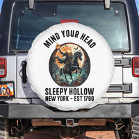 Headless Horseman Spare Tire Cover Mind Your Head Haunted Gift - Wonder Print Shop
