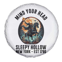 Headless Horseman Spare Tire Cover Mind Your Head Haunted Gift - Wonder Print Shop