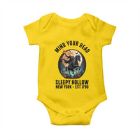 Headless Horseman Baby Onesie Mind Your Head Haunted Gift - Wonder Print Shop