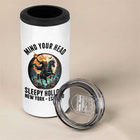 Headless Horseman 4 in 1 Can Cooler Tumbler Mind Your Head Haunted Gift