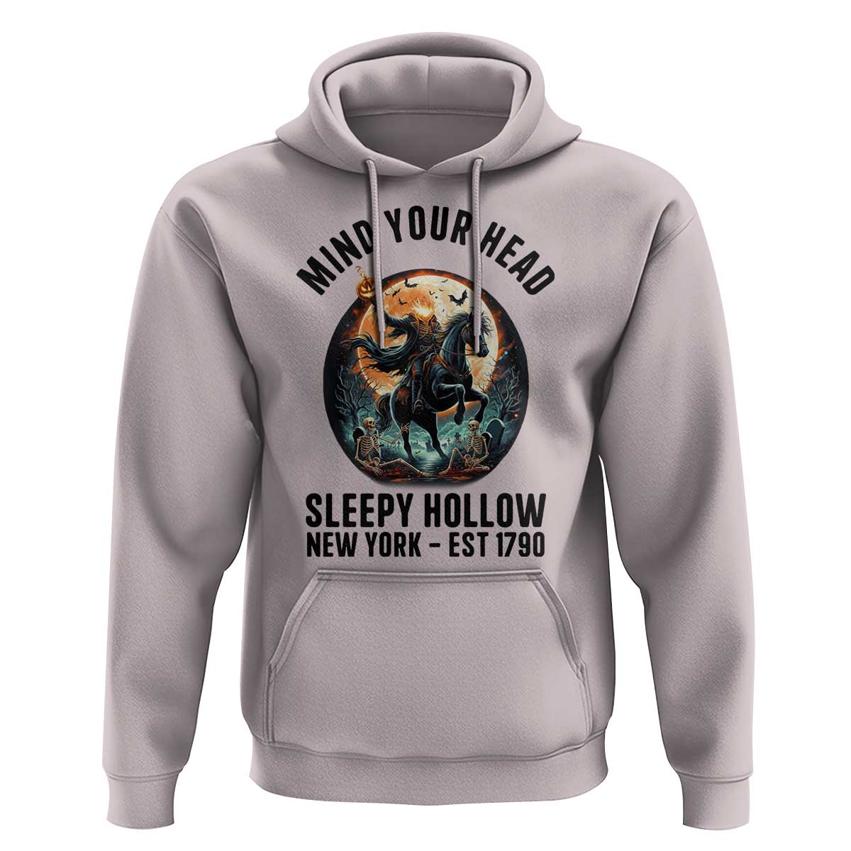 Headless Horseman Hoodie Mind Your Head Haunted Gift - Wonder Print Shop