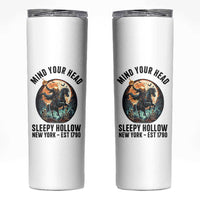 Headless Horseman Skinny Tumbler Mind Your Head Haunted Gift