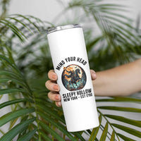 Headless Horseman Skinny Tumbler Mind Your Head Haunted Gift
