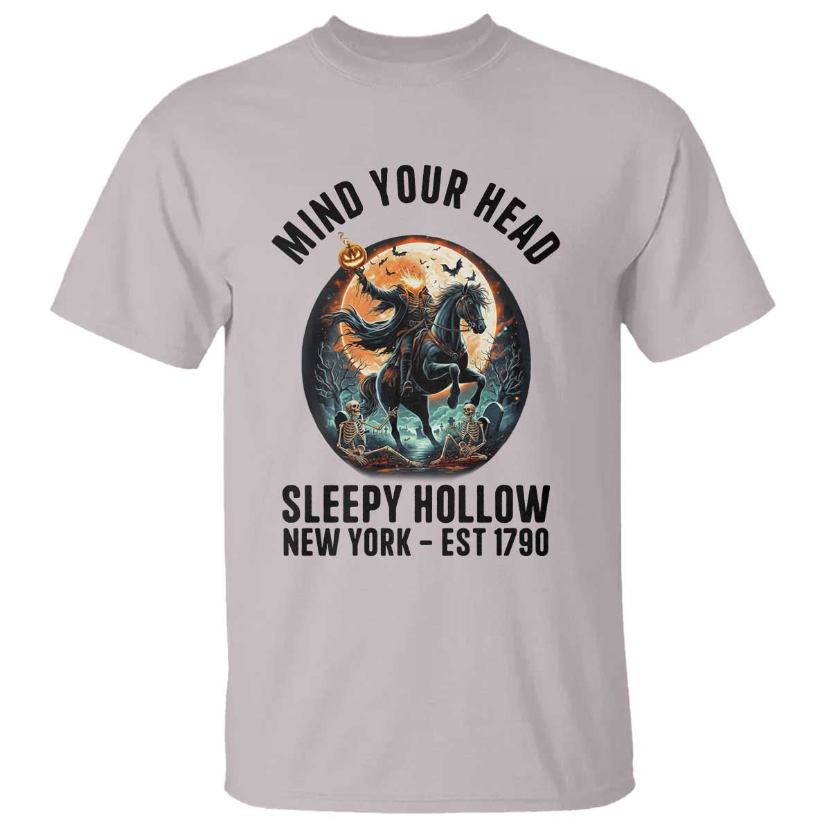 Headless Horseman T Shirt Mind Your Head Haunted Gift - Wonder Print Shop