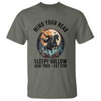 Headless Horseman T Shirt Mind Your Head Haunted Gift - Wonder Print Shop