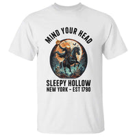 Headless Horseman T Shirt Mind Your Head Haunted Gift - Wonder Print Shop