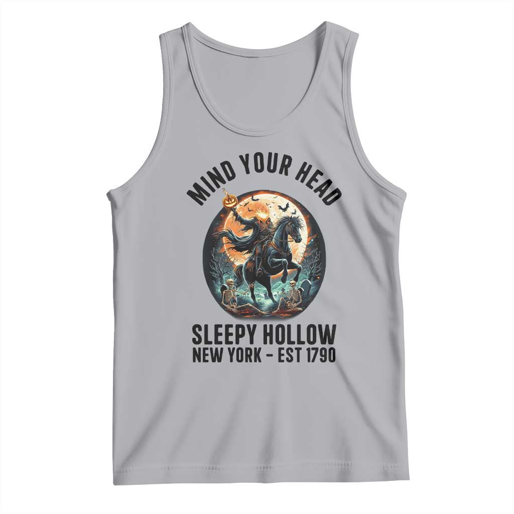 Headless Horseman Tank Top Mind Your Head Haunted Gift - Wonder Print Shop