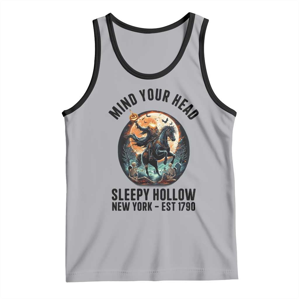 Headless Horseman Tank Top Mind Your Head Haunted Gift - Wonder Print Shop