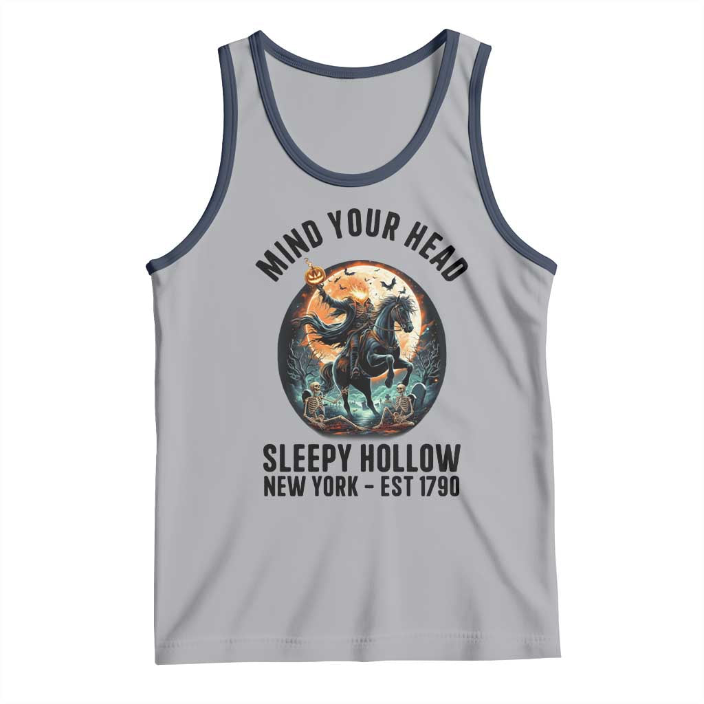 Headless Horseman Tank Top Mind Your Head Haunted Gift - Wonder Print Shop