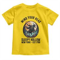 Headless Horseman Toddler T Shirt Mind Your Head Haunted Gift - Wonder Print Shop