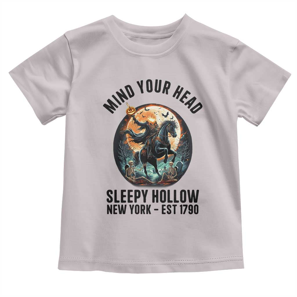 Headless Horseman Toddler T Shirt Mind Your Head Haunted Gift - Wonder Print Shop