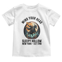 Headless Horseman Toddler T Shirt Mind Your Head Haunted Gift - Wonder Print Shop