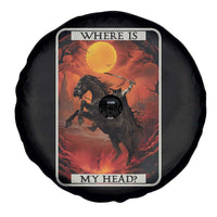 Headless Horseman Spare Tire Cover Where Is My Head Gothic Tarot Gift - Wonder Print Shop