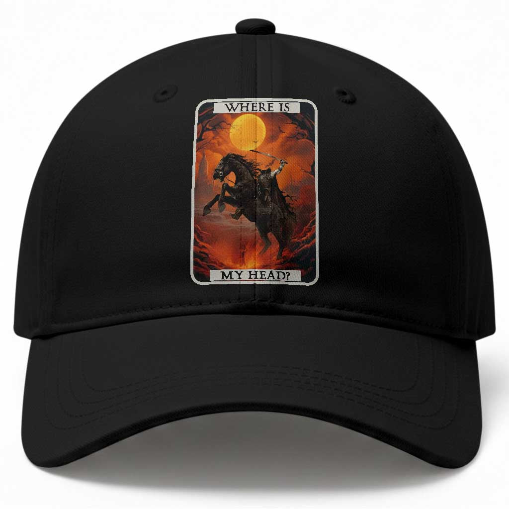 Headless Horseman Baseball Cap Where Is My Head Gothic Tarot Gift