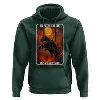 Headless Horseman Hoodie Where Is My Head Gothic Tarot Gift - Wonder Print Shop
