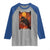 Headless Horseman Raglan Shirt Where Is My Head Gothic Tarot Gift - Wonder Print Shop