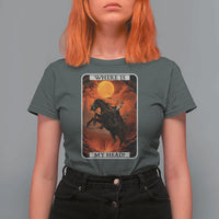 Headless Horseman T Shirt For Women Where Is My Head Gothic Tarot Gift - Wonder Print Shop
