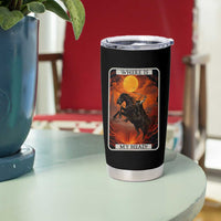 Headless Horseman Tumbler Cup Where Is My Head Gothic Tarot Gift