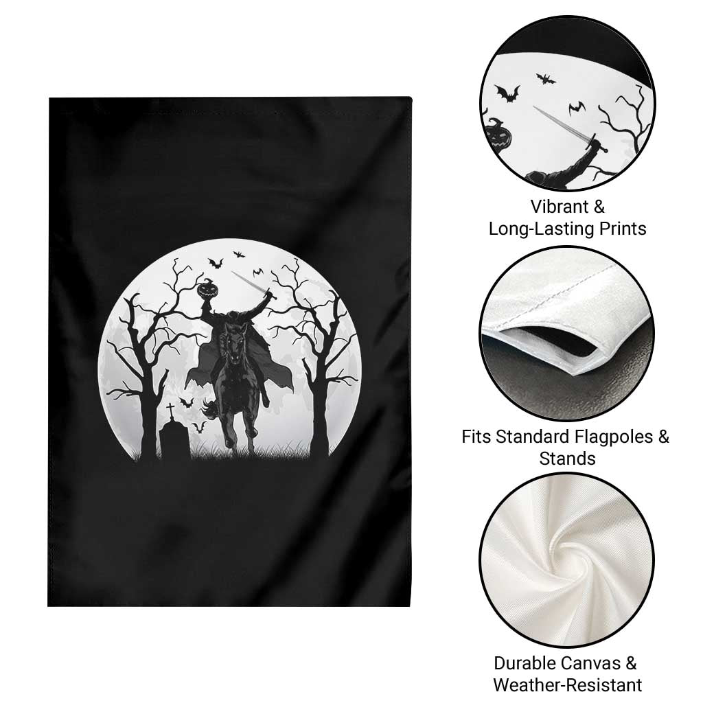 Headless Horseman Garden Flag Gothic Horror Halloween Gift - Wonder Print Shop
