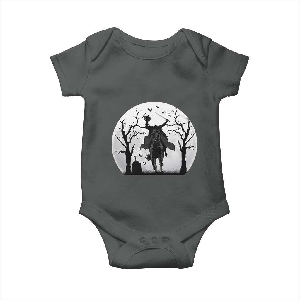Headless Horseman Baby Onesie Gothic Horror Halloween Gift - Wonder Print Shop