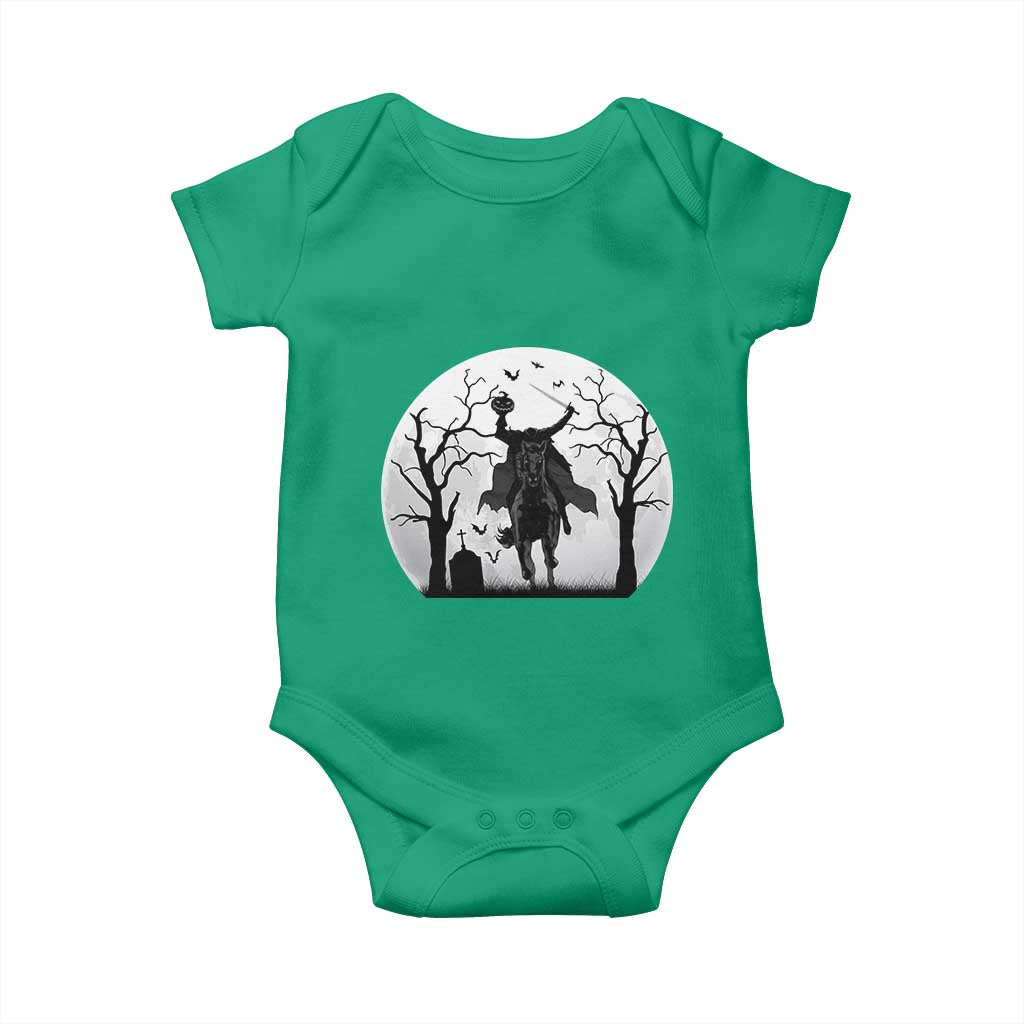 Headless Horseman Baby Onesie Gothic Horror Halloween Gift - Wonder Print Shop