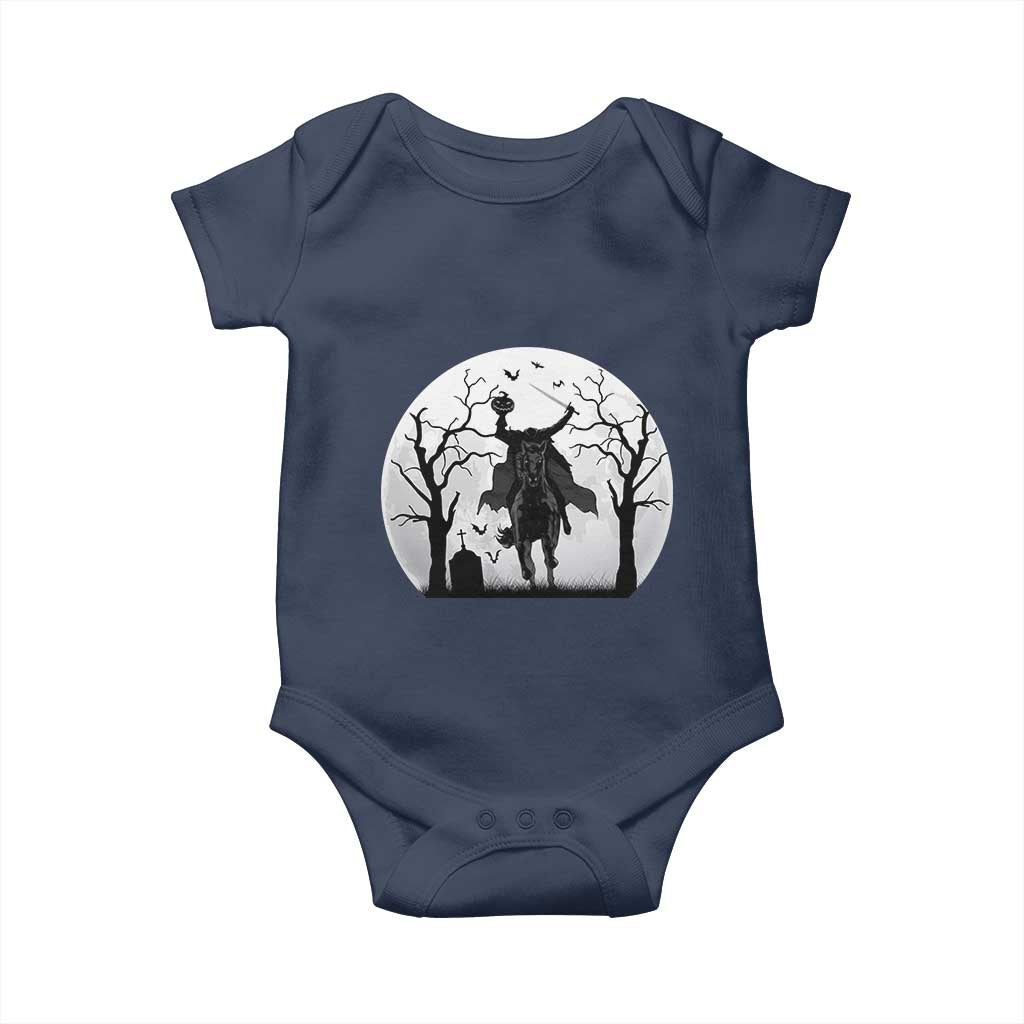Headless Horseman Baby Onesie Gothic Horror Halloween Gift - Wonder Print Shop