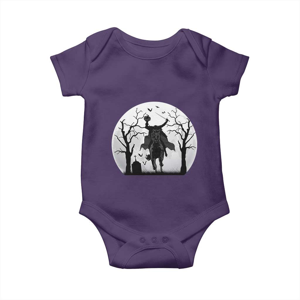 Headless Horseman Baby Onesie Gothic Horror Halloween Gift - Wonder Print Shop
