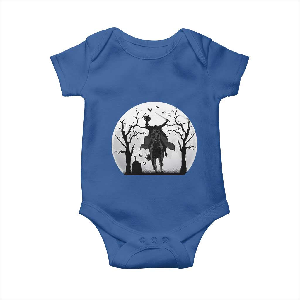 Headless Horseman Baby Onesie Gothic Horror Halloween Gift - Wonder Print Shop