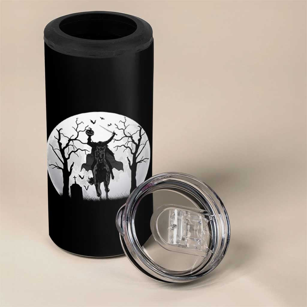 Headless Horseman 4 in 1 Can Cooler Tumbler Gothic Horror Halloween Gift