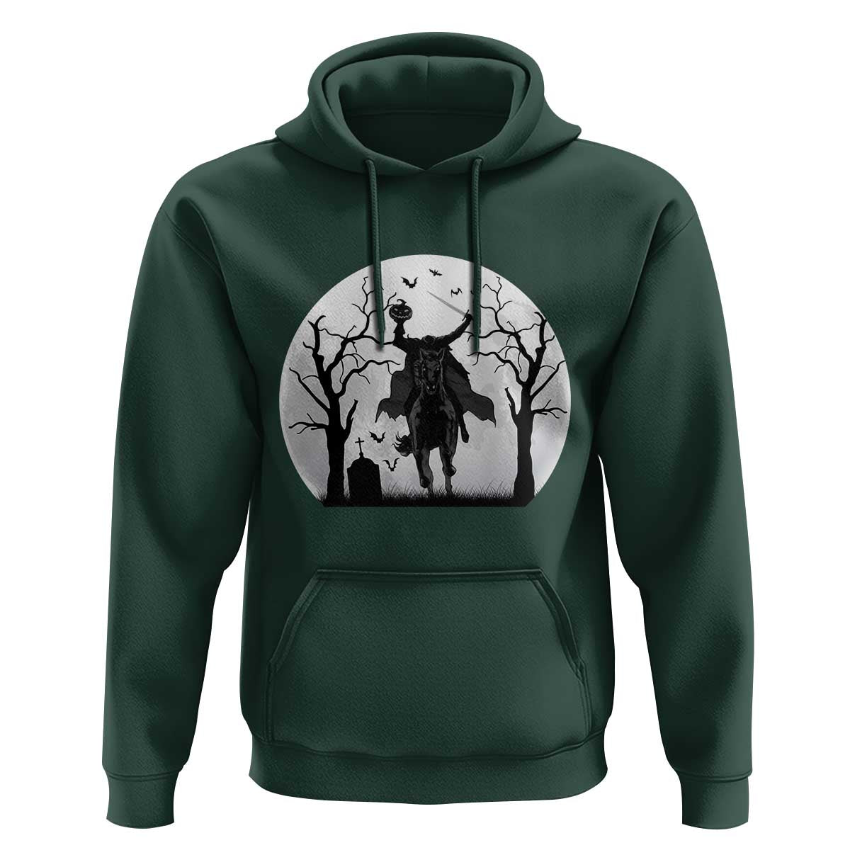 Headless Horseman Hoodie Gothic Horror Halloween Gift - Wonder Print Shop