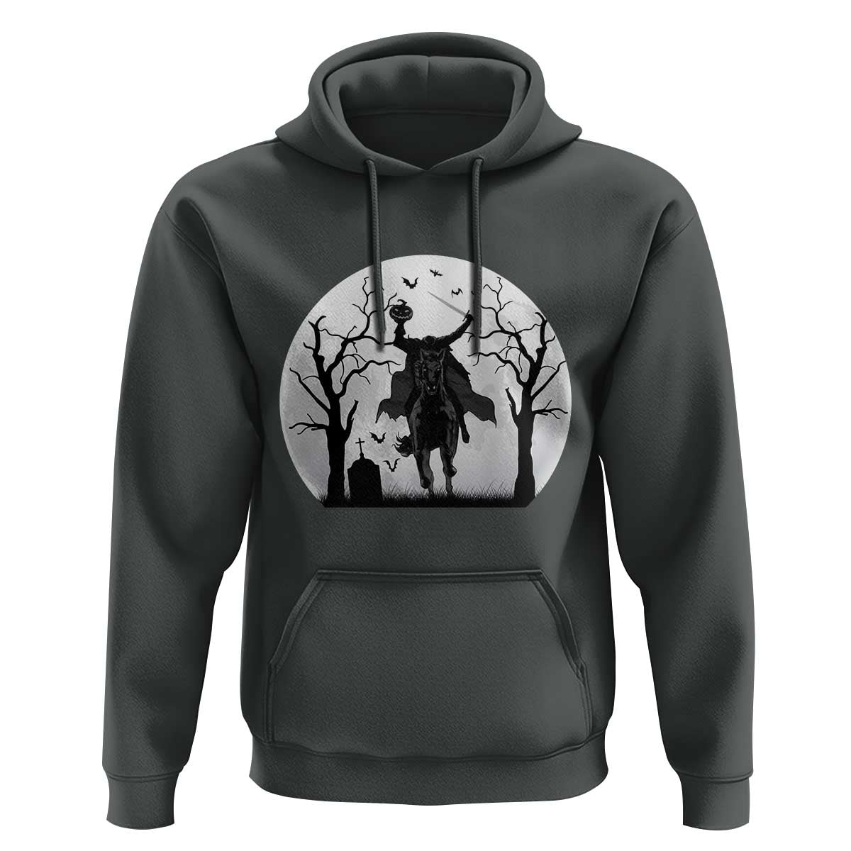Headless Horseman Hoodie Gothic Horror Halloween Gift - Wonder Print Shop