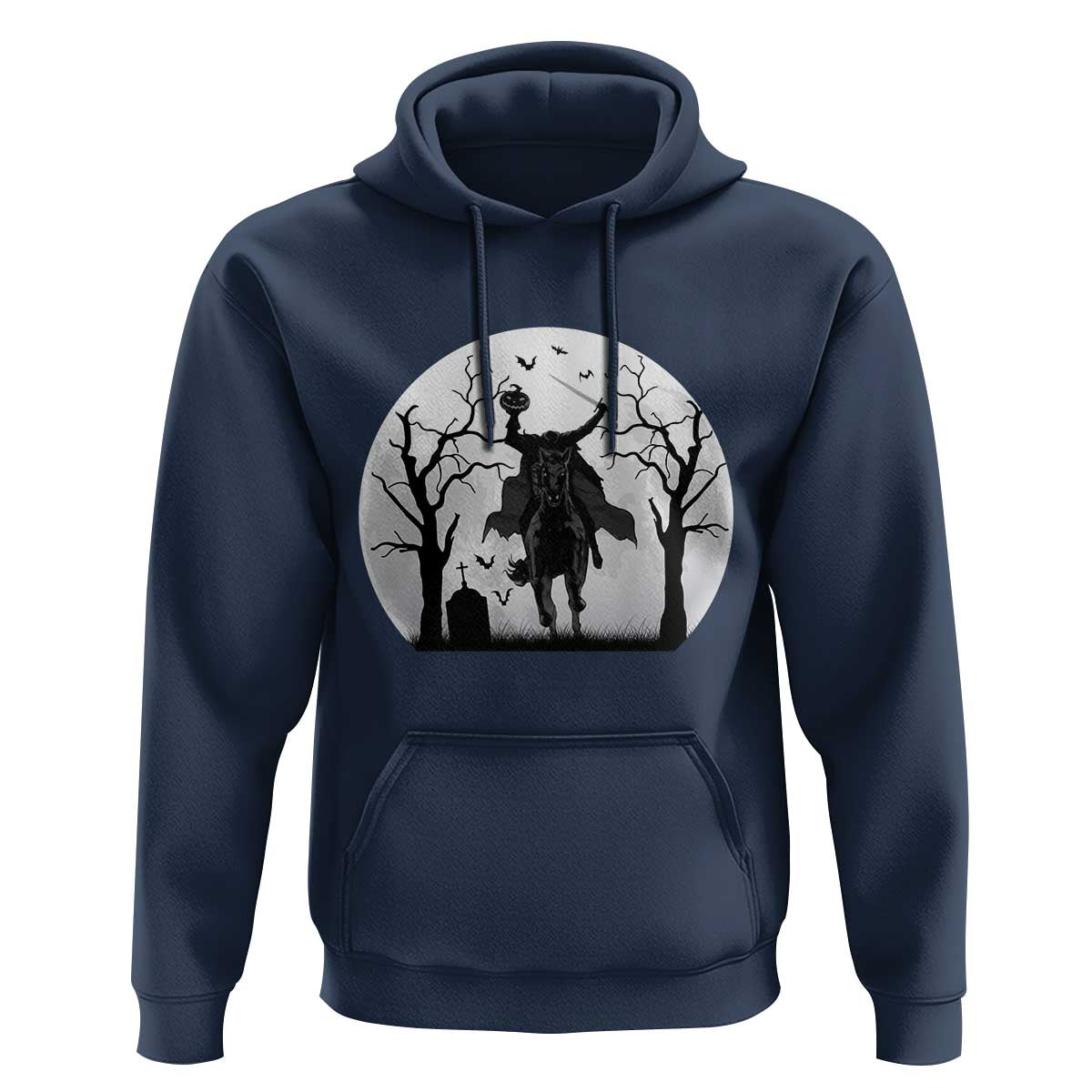 Headless Horseman Hoodie Gothic Horror Halloween Gift - Wonder Print Shop