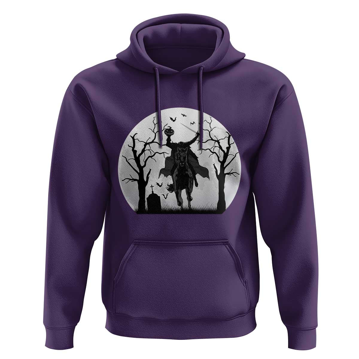 Headless Horseman Hoodie Gothic Horror Halloween Gift - Wonder Print Shop
