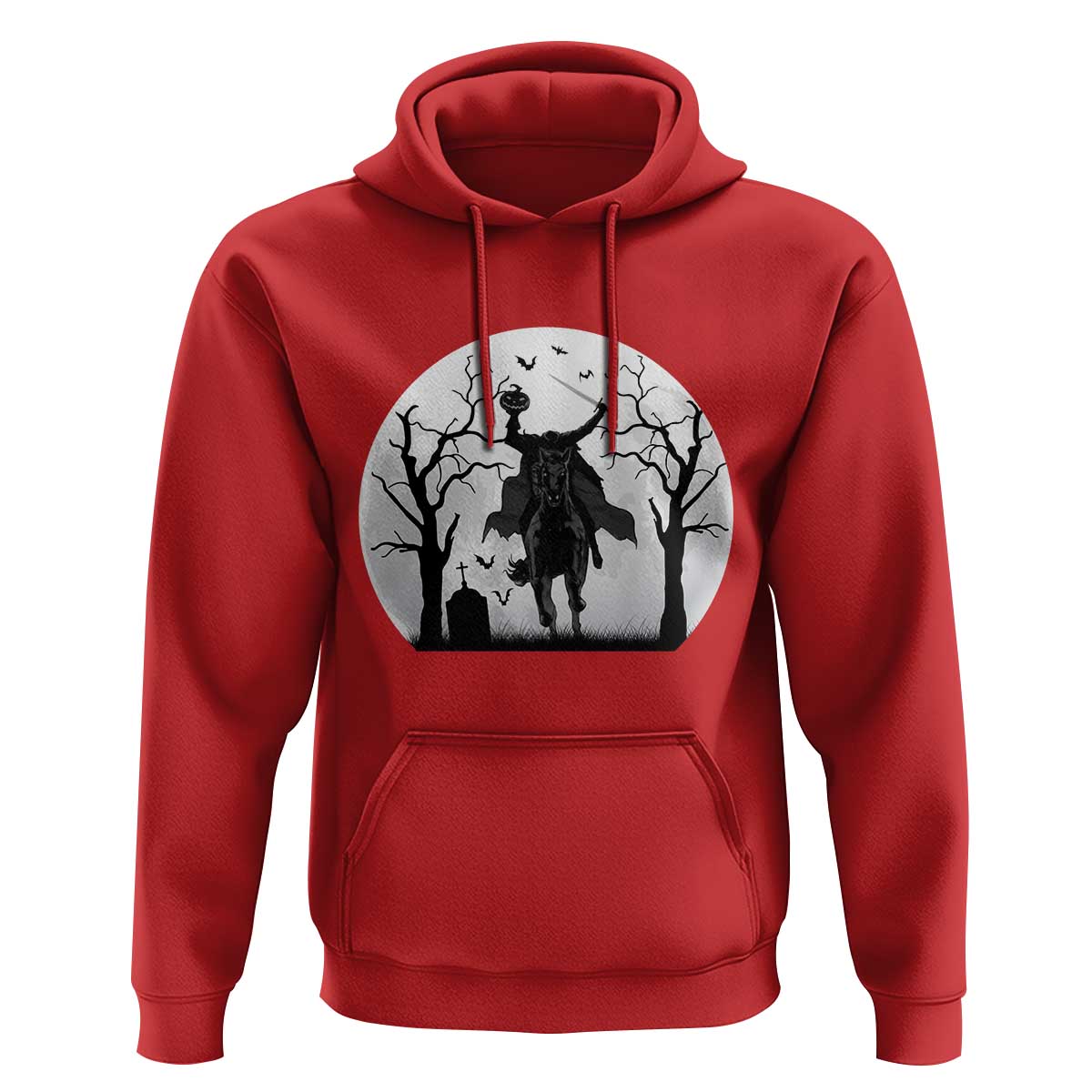 Headless Horseman Hoodie Gothic Horror Halloween Gift - Wonder Print Shop