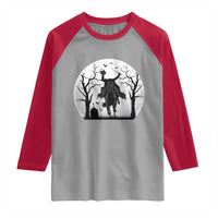 Headless Horseman Raglan Shirt Gothic Horror Halloween Gift - Wonder Print Shop