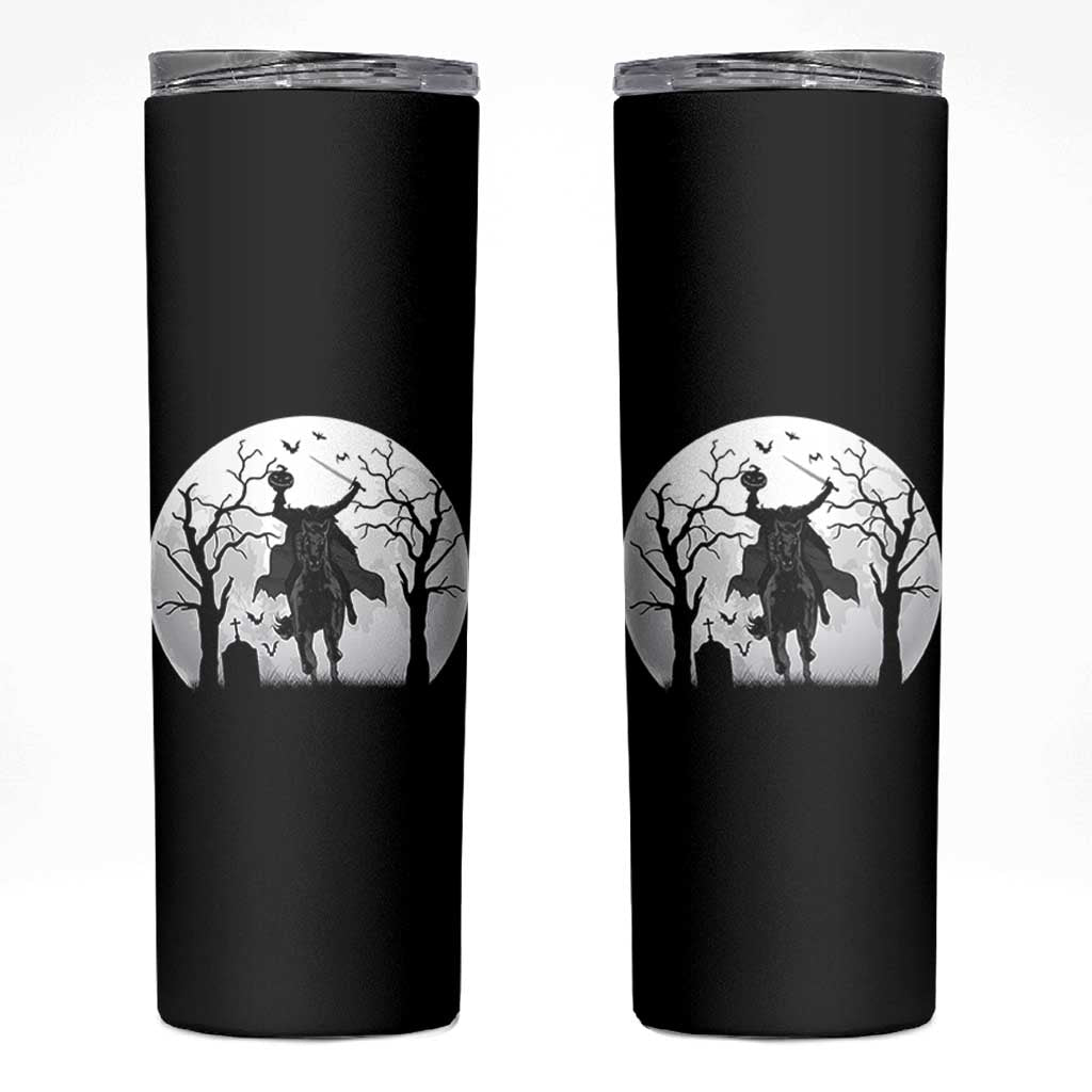 Headless Horseman Skinny Tumbler Gothic Horror Halloween Gift