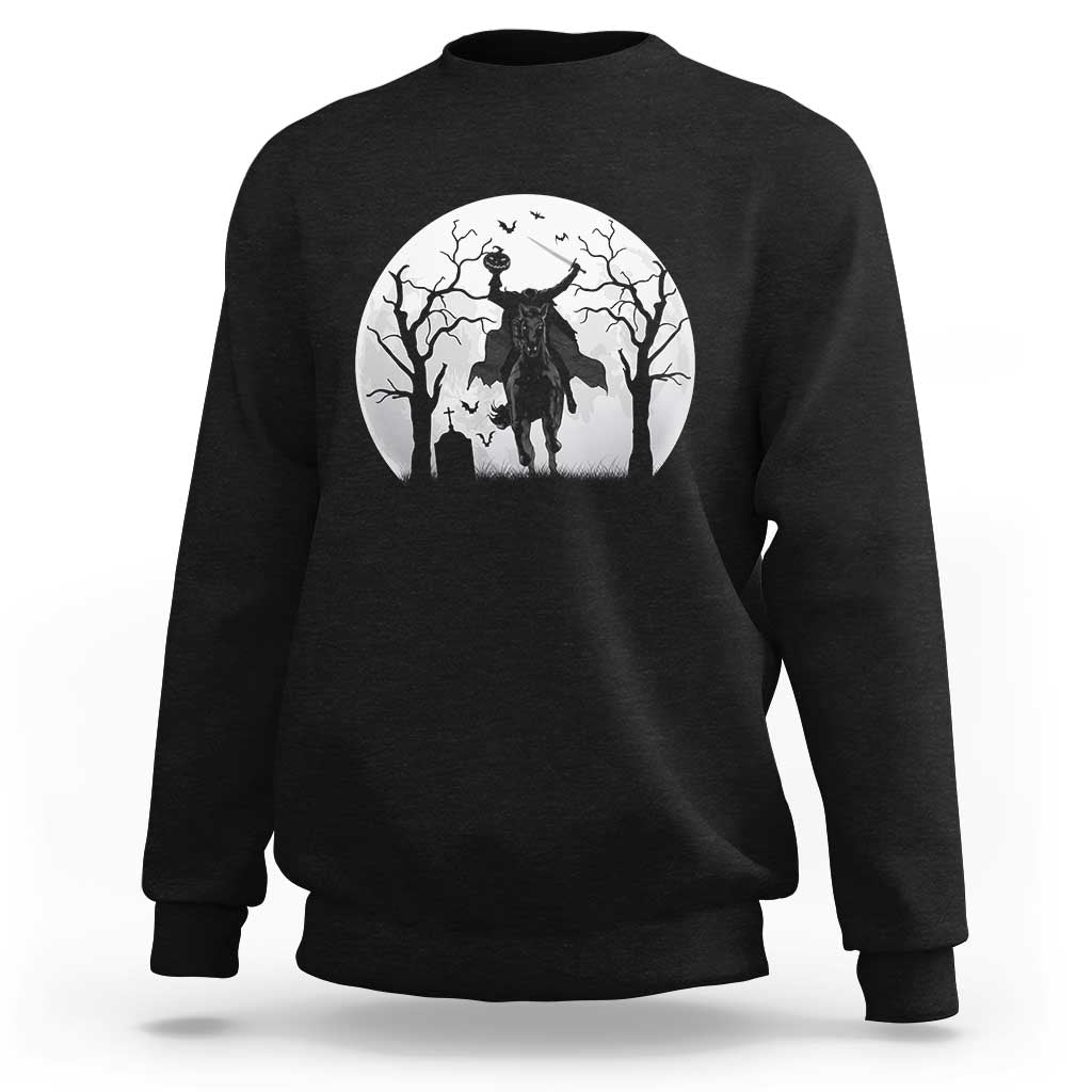 Headless Horseman Sweatshirt Gothic Horror Halloween Gift - Wonder Print Shop