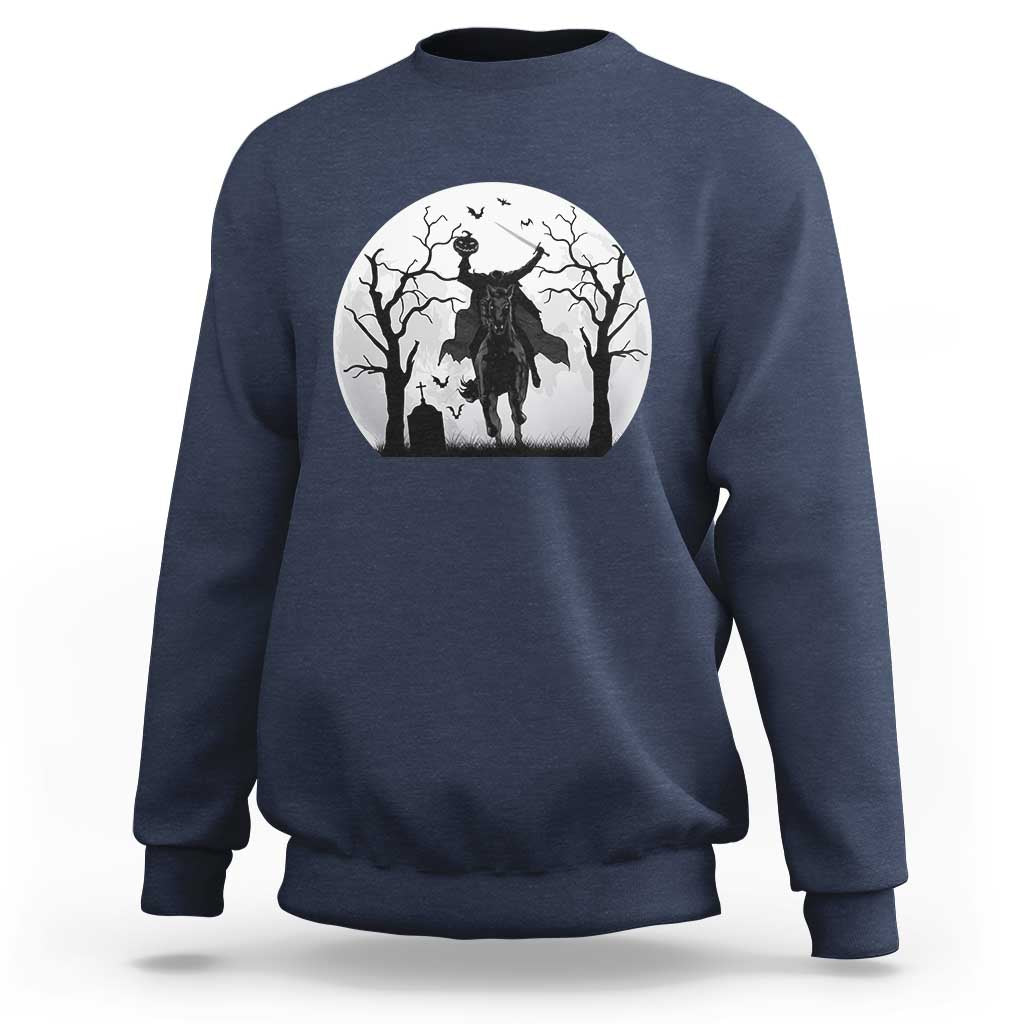 Headless Horseman Sweatshirt Gothic Horror Halloween Gift - Wonder Print Shop