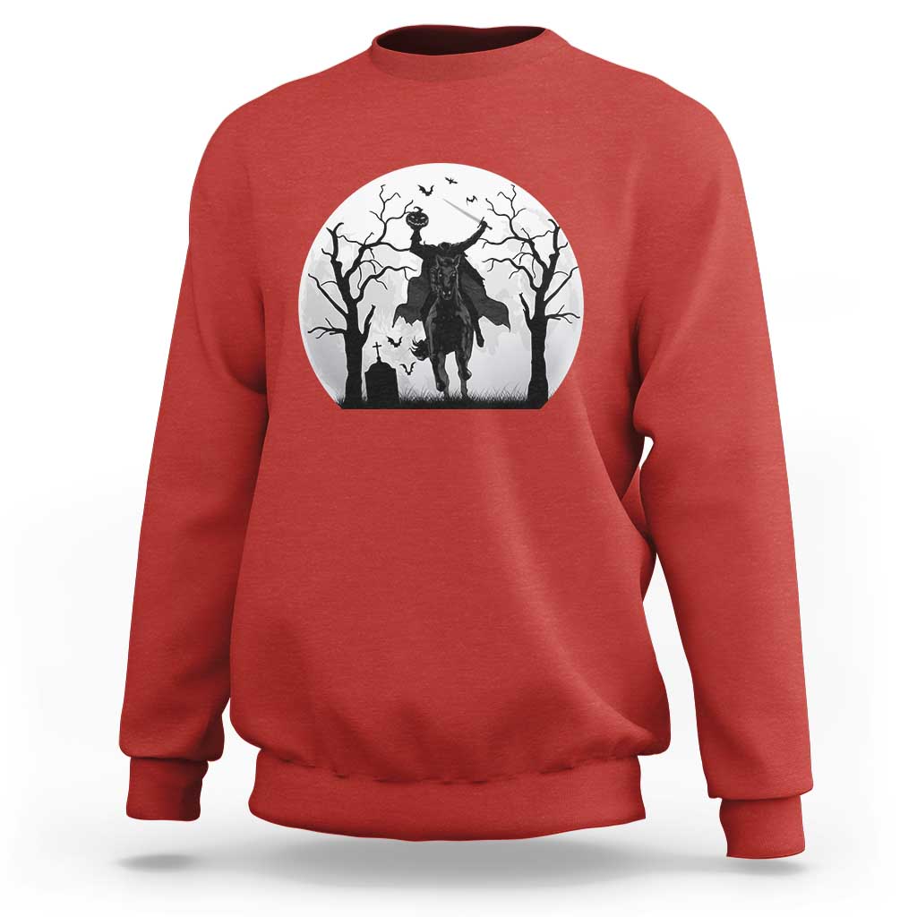 Headless Horseman Sweatshirt Gothic Horror Halloween Gift - Wonder Print Shop