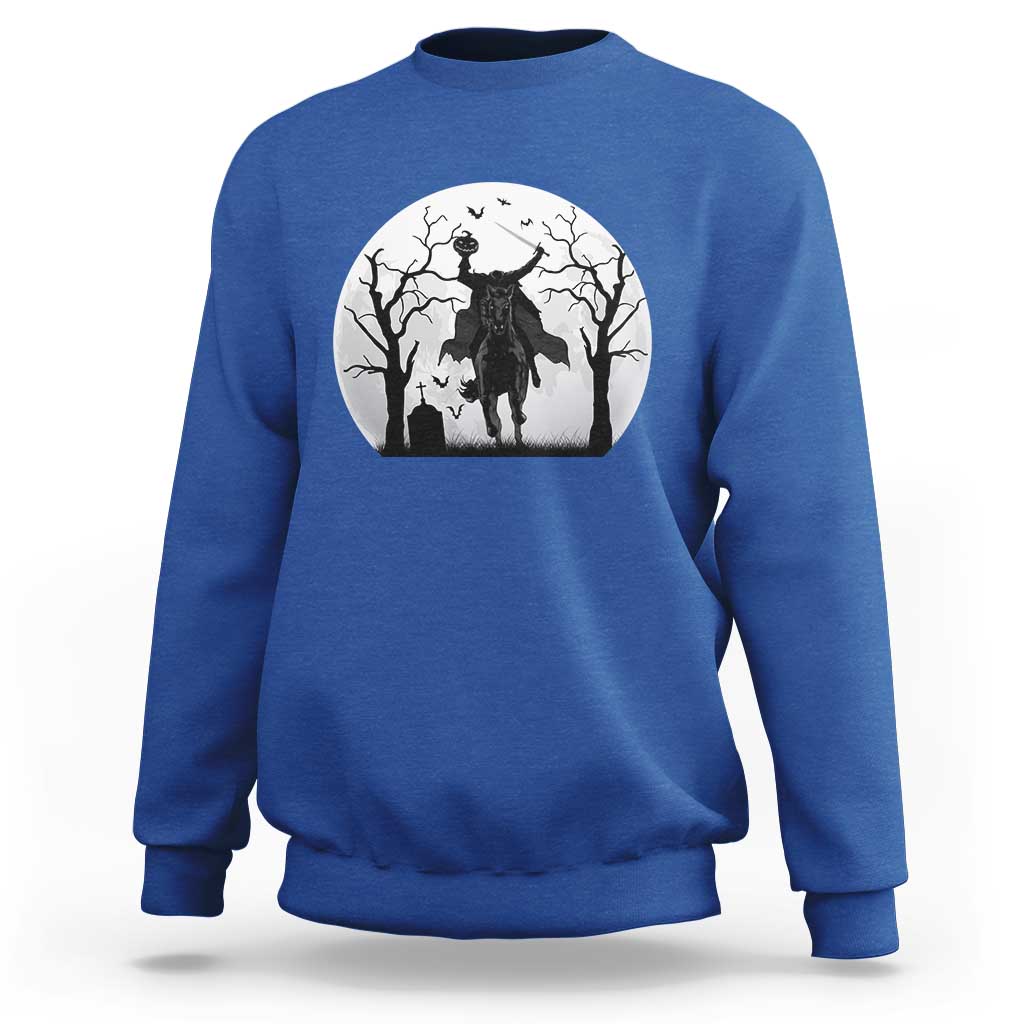 Headless Horseman Sweatshirt Gothic Horror Halloween Gift - Wonder Print Shop