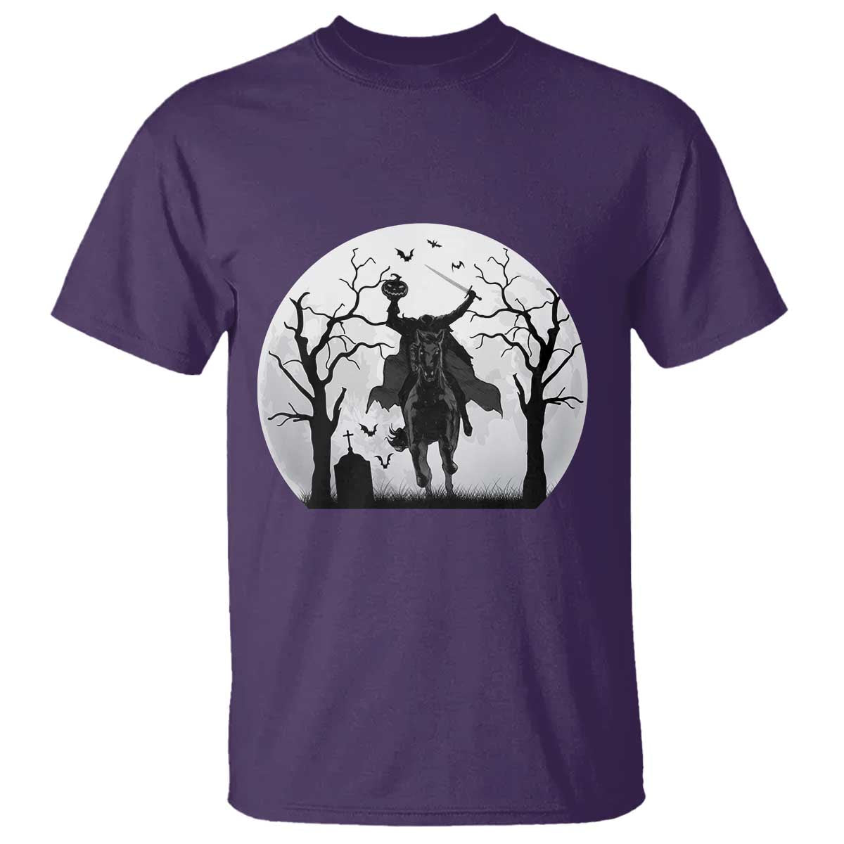Headless Horseman T Shirt Gothic Horror Halloween Gift - Wonder Print Shop