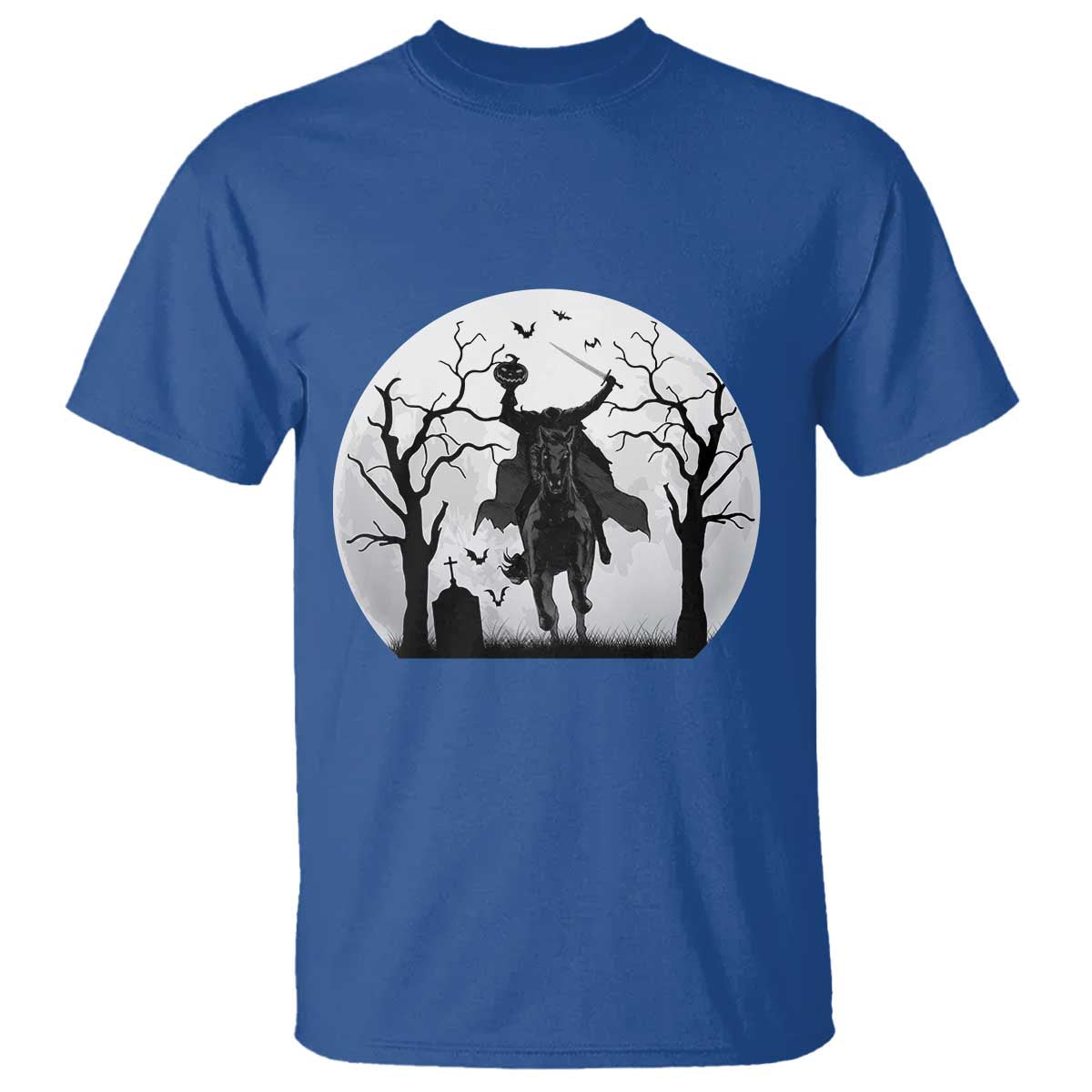 Headless Horseman T Shirt Gothic Horror Halloween Gift - Wonder Print Shop